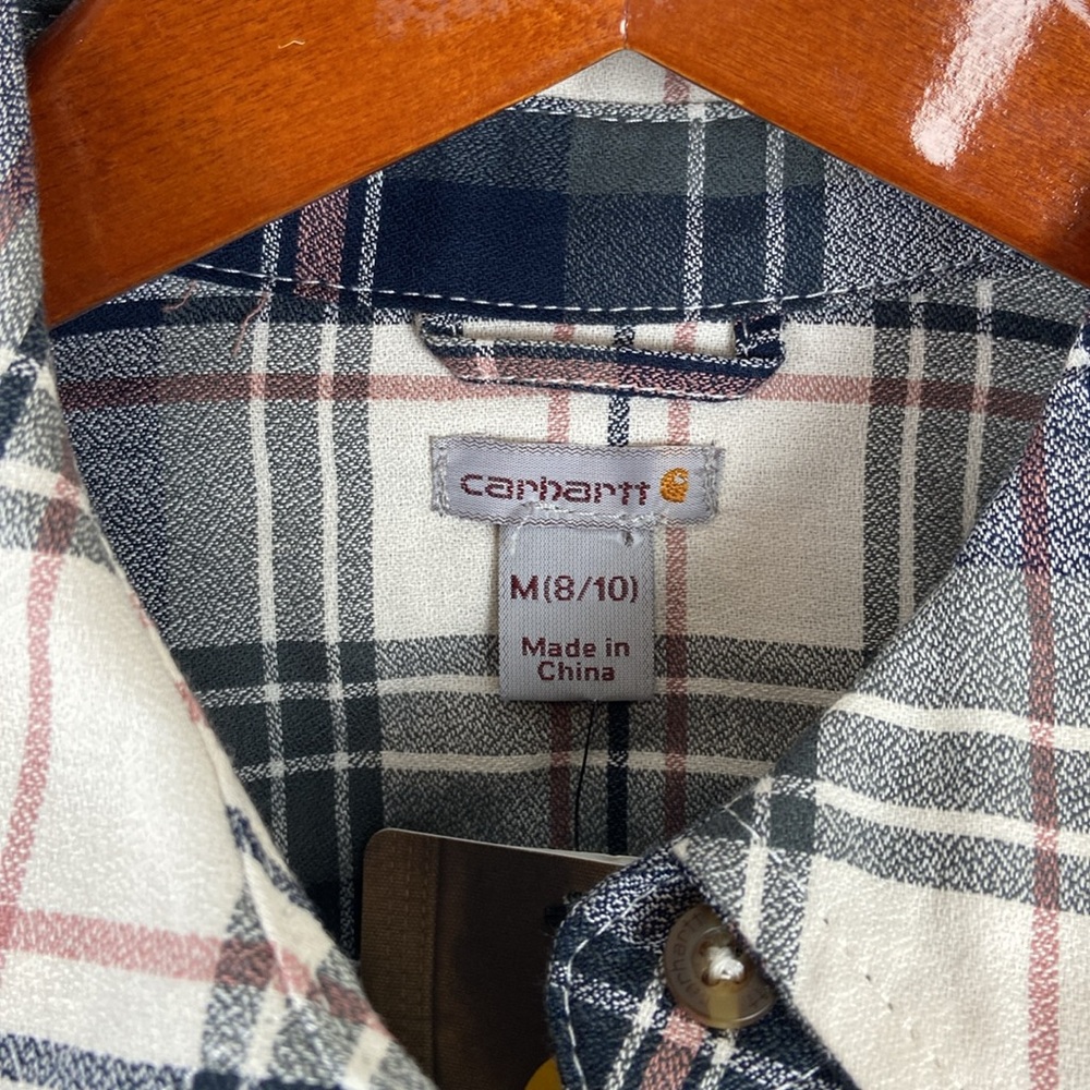 Carhartt Long Sleeve Button Up Shirt RN 14806 New with tag Womens Med 8/10 - Picture 5 of 7